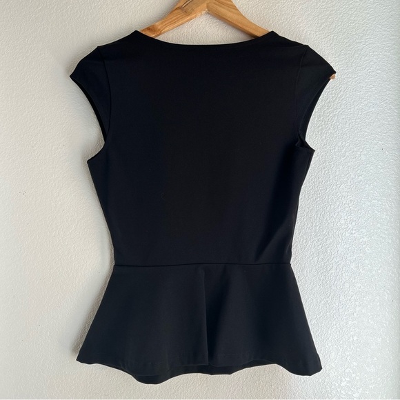The Limited | Black Peplum Top - Picture 4 of 4